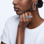 Millenia hoop earrings, Triangle Swarovski Zirconia, Small